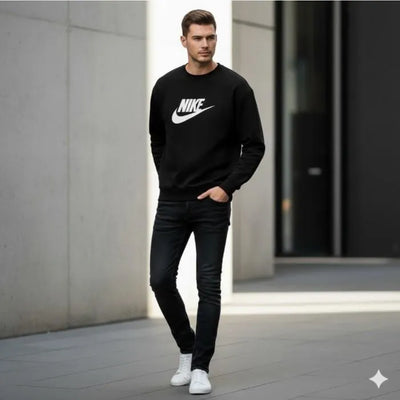 Men's Fleece Printed Sweatshirt