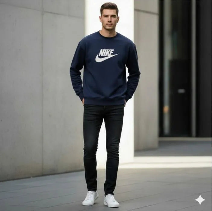 Men's Fleece Printed Sweatshirt