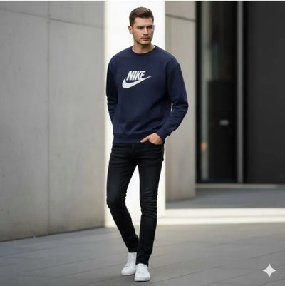 Men's Fleece Printed Sweatshirt